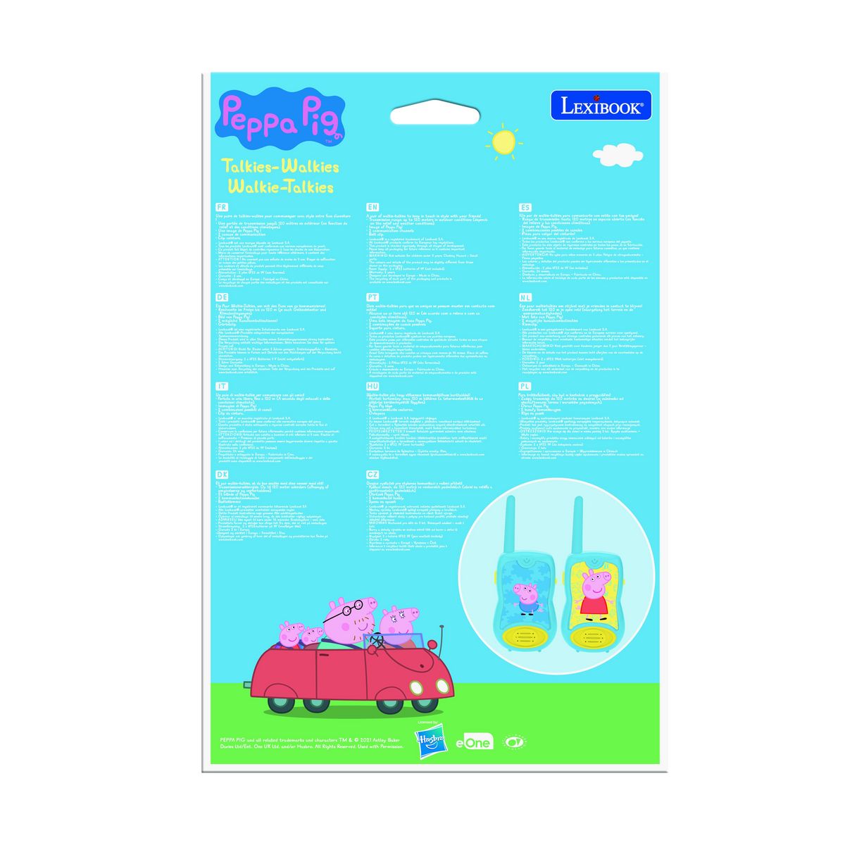 Lexibook Talkies-Walkies Peppa Pig portée 200m