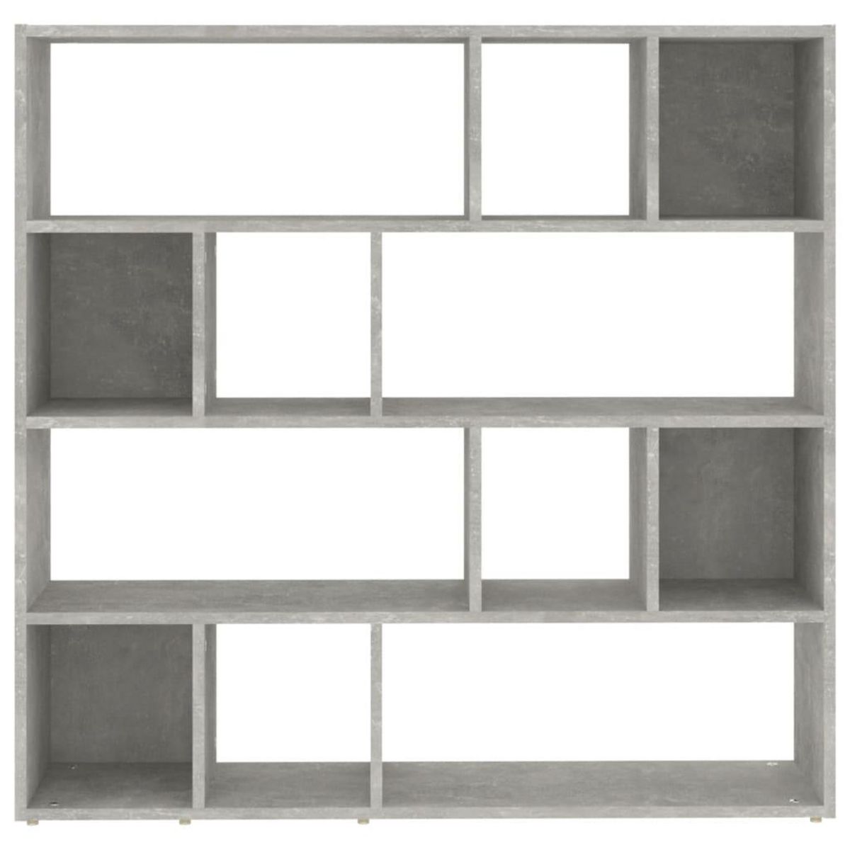 VIDAXL Bibliotheque/Separateur de piece Gris beton 105x24x102 cm