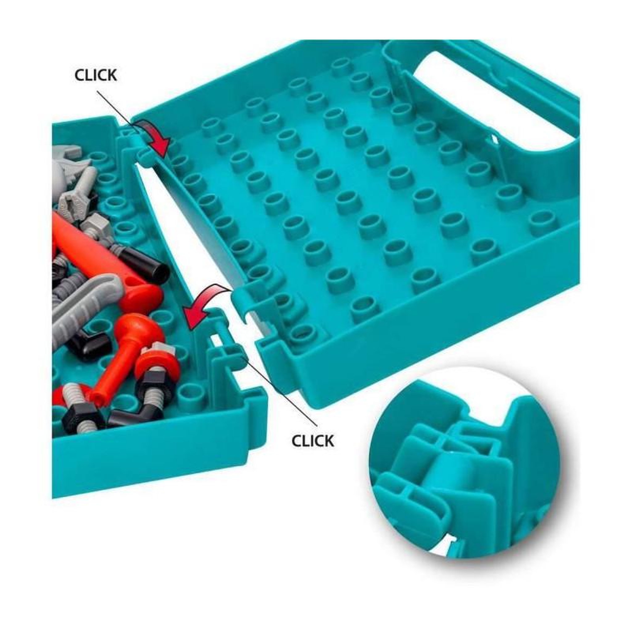 Voir la diapositive 4 : RAVENSBURGER Mallette Etabli de bricolage