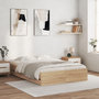 Voir la diapositive 1 : VIDAXL Cadre de lit avec tiroirs sans matelas chene sonoma 120x190 cm