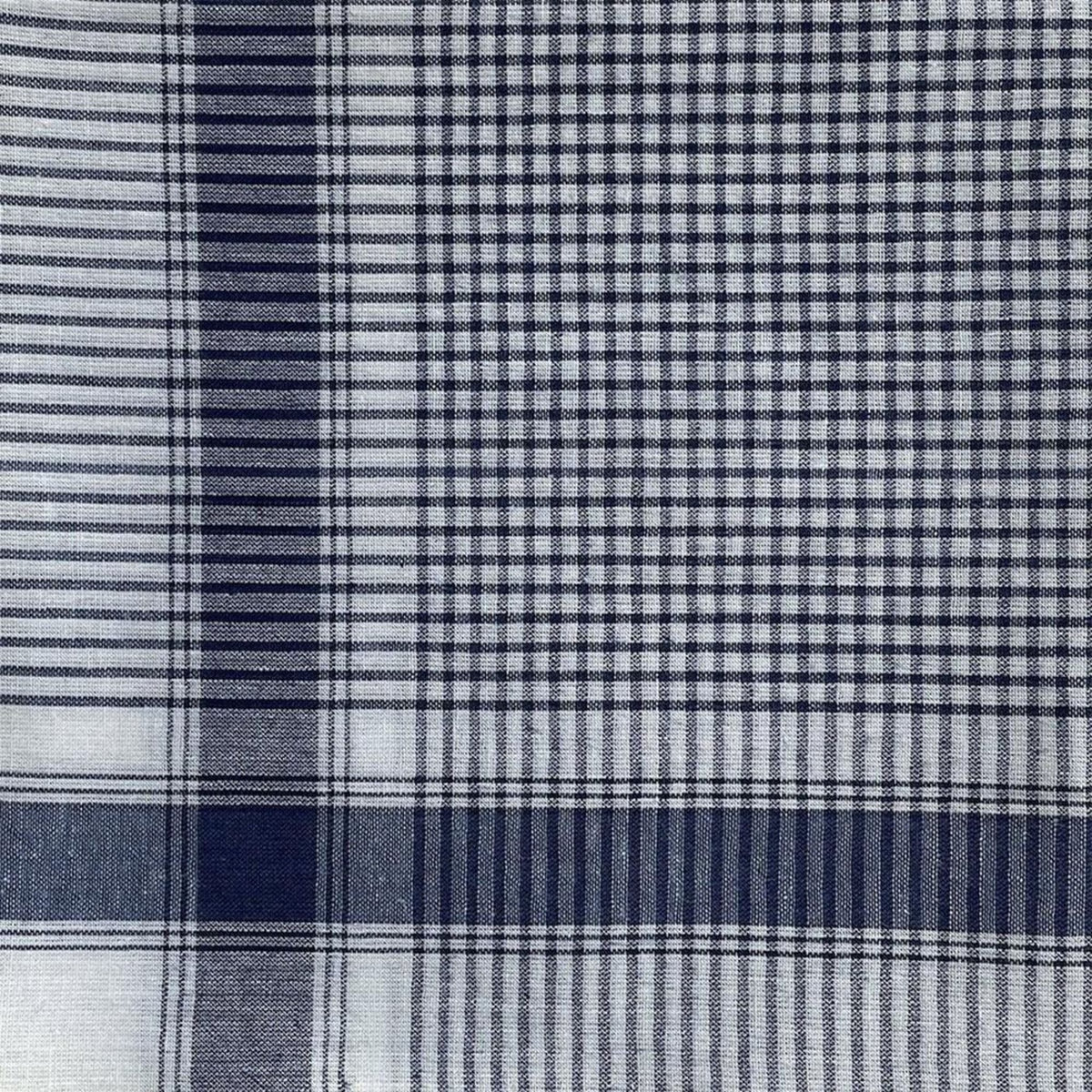 VANDERSICKEL Lot de 12 mouchoirs homme Vichy 40x40 cm 100% coton