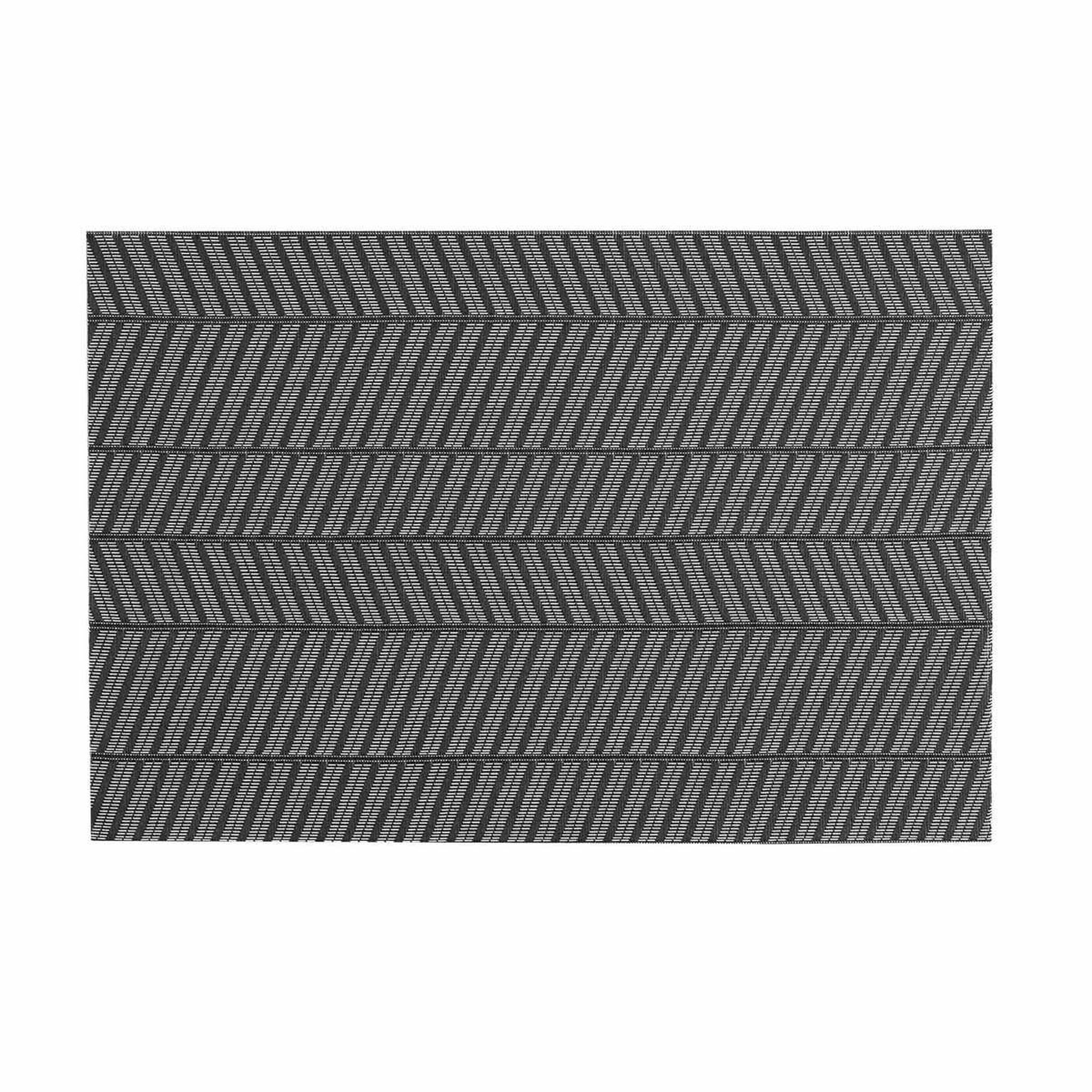 Douceur d'Intérieur Set de table  lizia  30x45cm noir & blanc