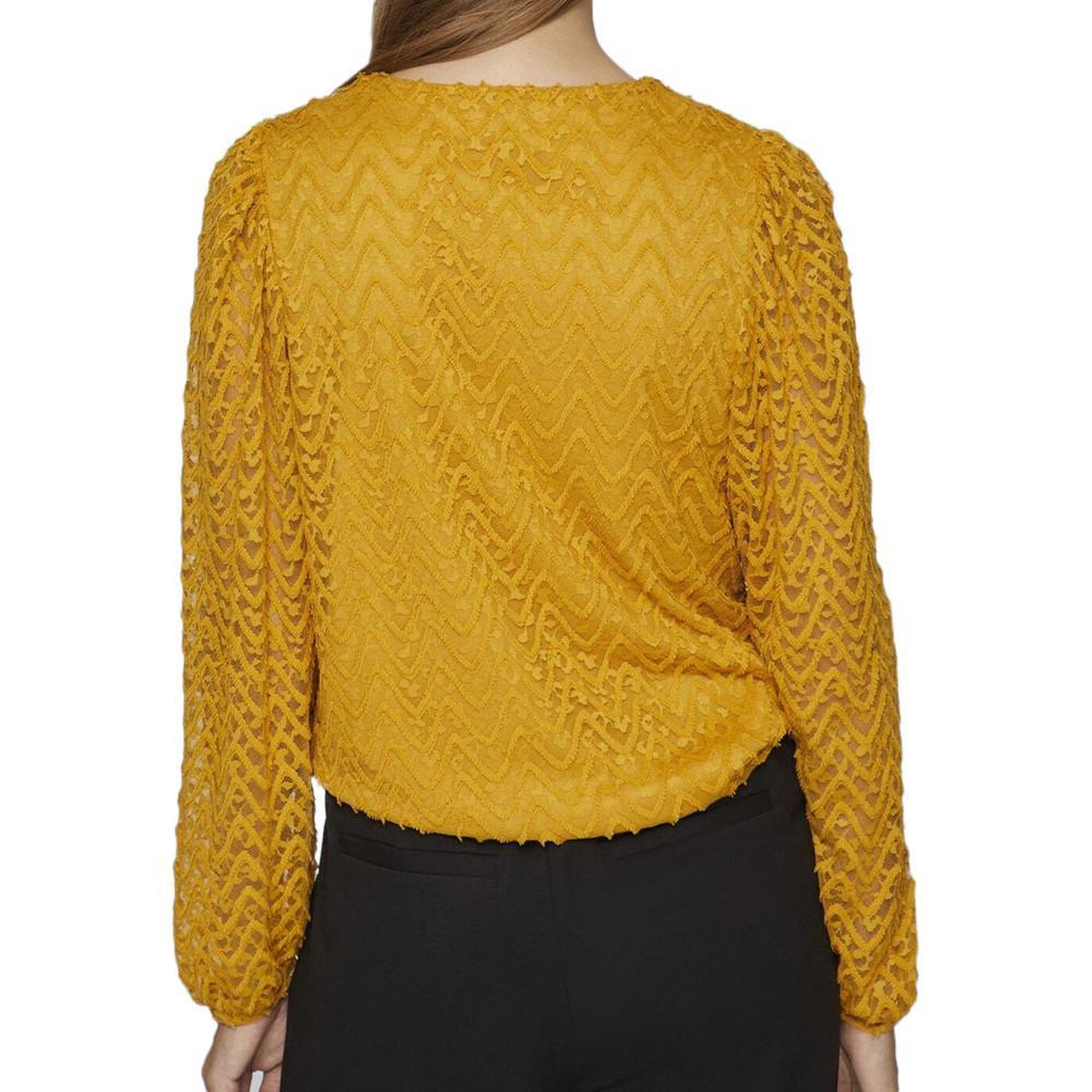 Voir la diapositive 2 : Vila Blouse Jaune Femme Vila Vifary