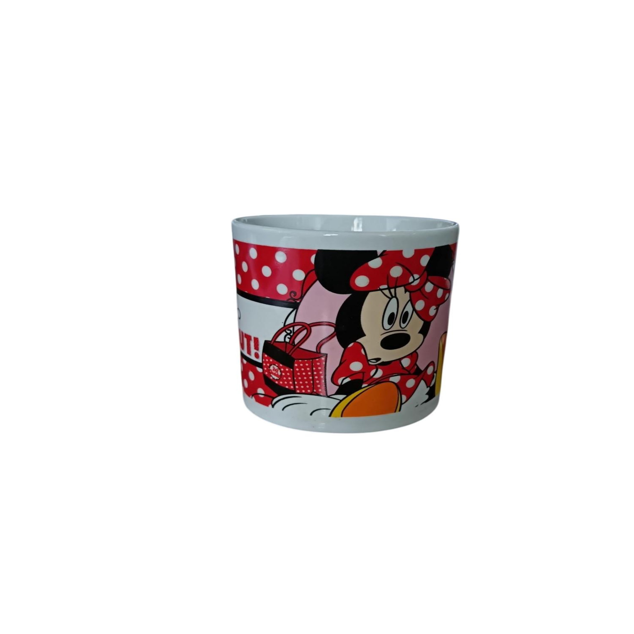 Voir la diapositive 3 : Eden Mug en céramique décoré minnie mouse shopping 8 cm