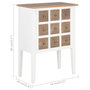 Voir la diapositive 6 : VIDAXL Buffet Blanc 54x30x80 cm Bois massif