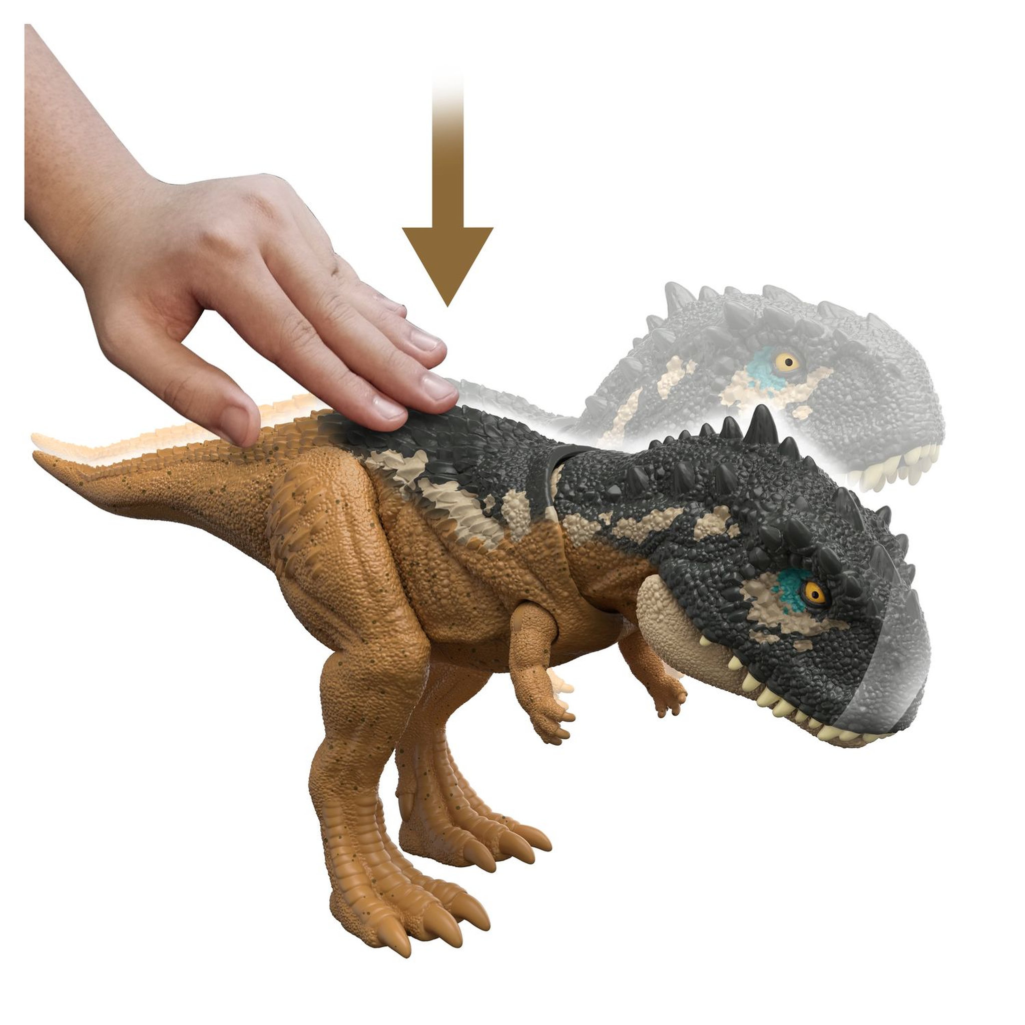 Voir la diapositive 6 : MATTEL Skorpiovenator Sonore Jurassic World 