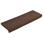 Voir la diapositive 3 : VIDAXL Tapis d'escalier 15 pcs 65x21x4 cm Marron