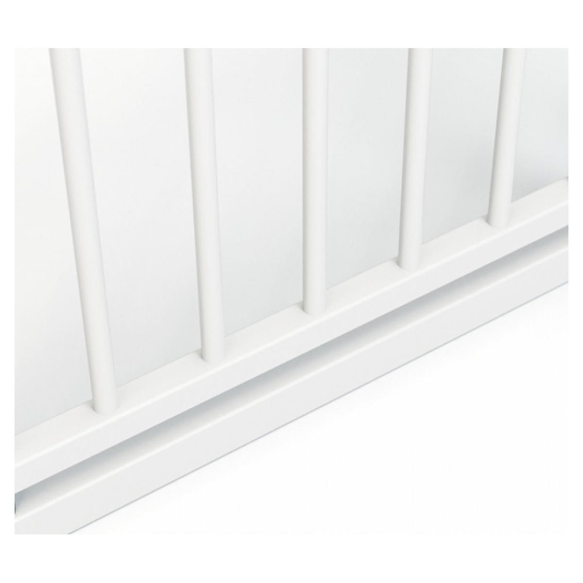 GEUTHER Barrière d'escalier à pression Easylock Plus  bois/métal 84,5 cm - 92,5 cm Blanc