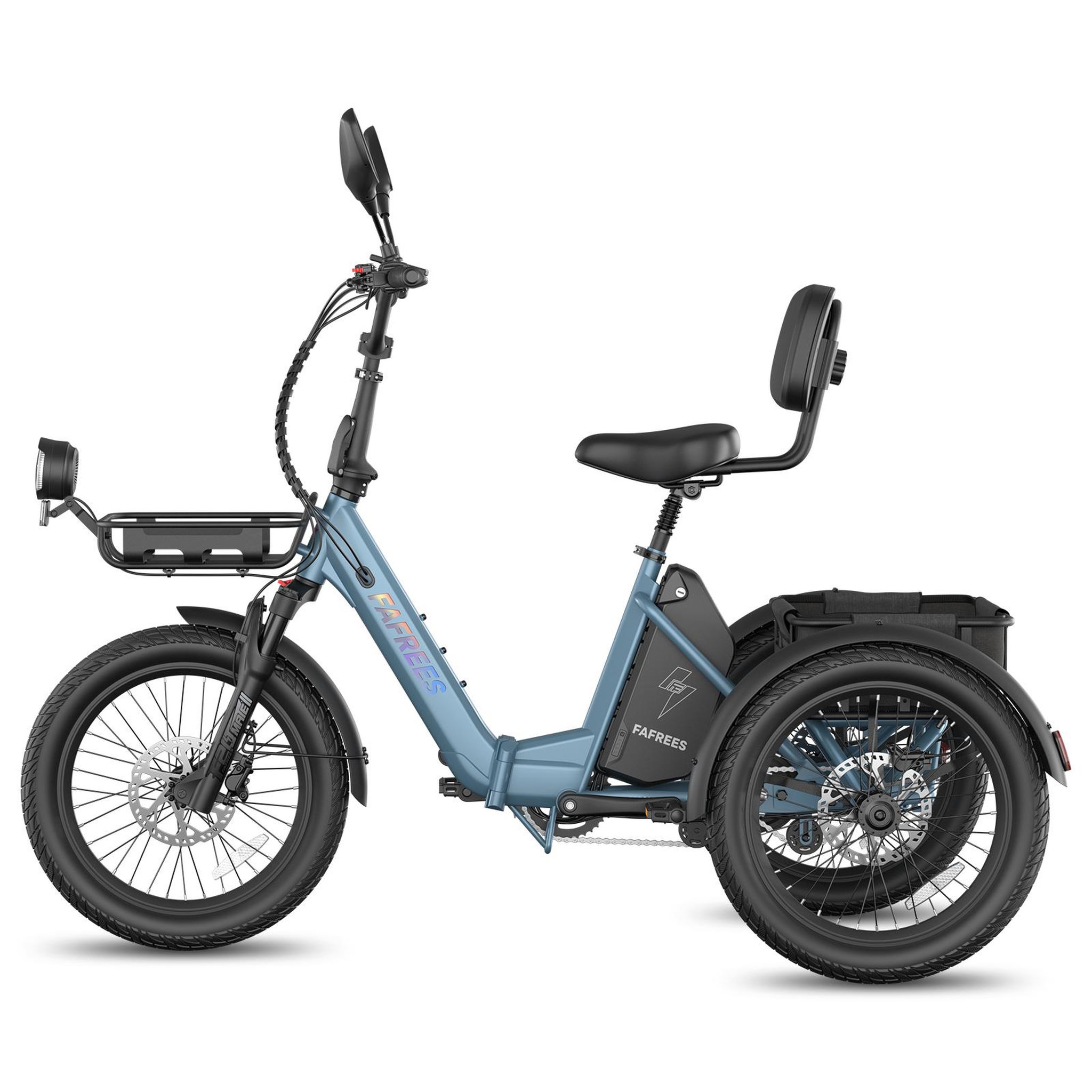 Voir la diapositive 2 : FAFREES Tricycle électrique fafrees f20 mate ii 21 ah