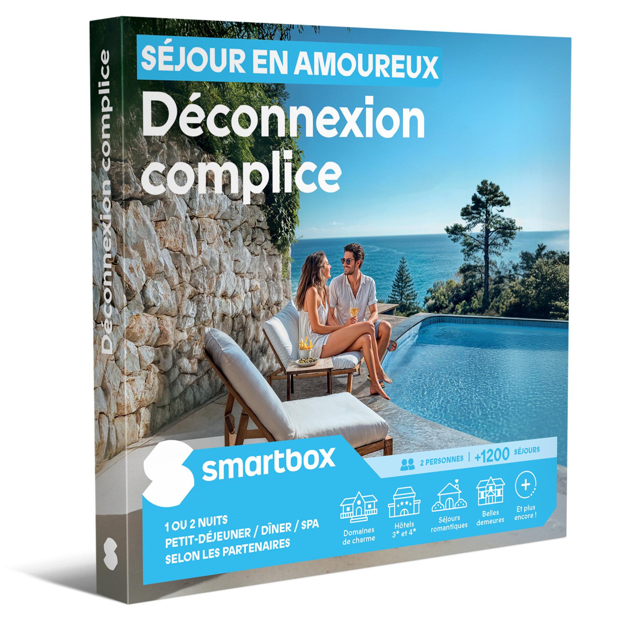 Smartbox Séjour en amoureux - déconnexion complice - coffret cadeau séjour