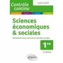  SCIENCES ECONOMIQUES & SOCIALES 1RE SPECIALITE. RESUMES DE COURS, EXERCICES ET CONTROLES CORRIGES, 2E EDITION, Bruno Alain