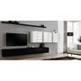 Voir la diapositive 4 : Paris Prix Meuble TV Mural Design  Switch VII  340cm Noir & Blanc