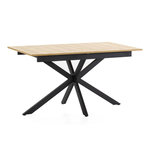 VS VENTA-STOCK Table de salle à manger extensible Prato couleur chêne, 140-180 cm