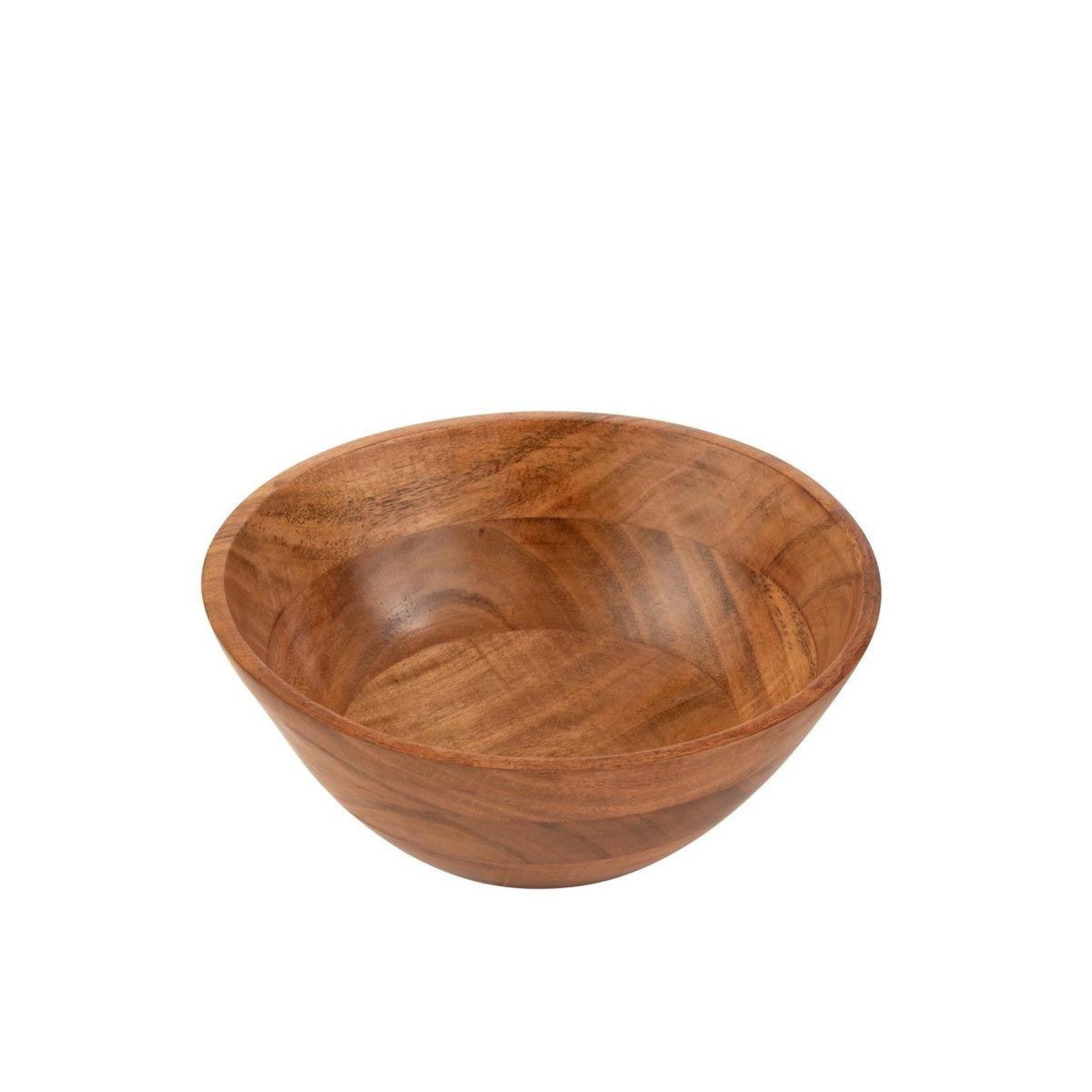 Voir la diapositive 2 : J-LINE Saladier en acacia  dars  25cm naturel