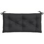 Voir la diapositive 5 : VIDAXL Coussins de banc jardin lot de 2 noir 100x50x7 cm tissu Oxford