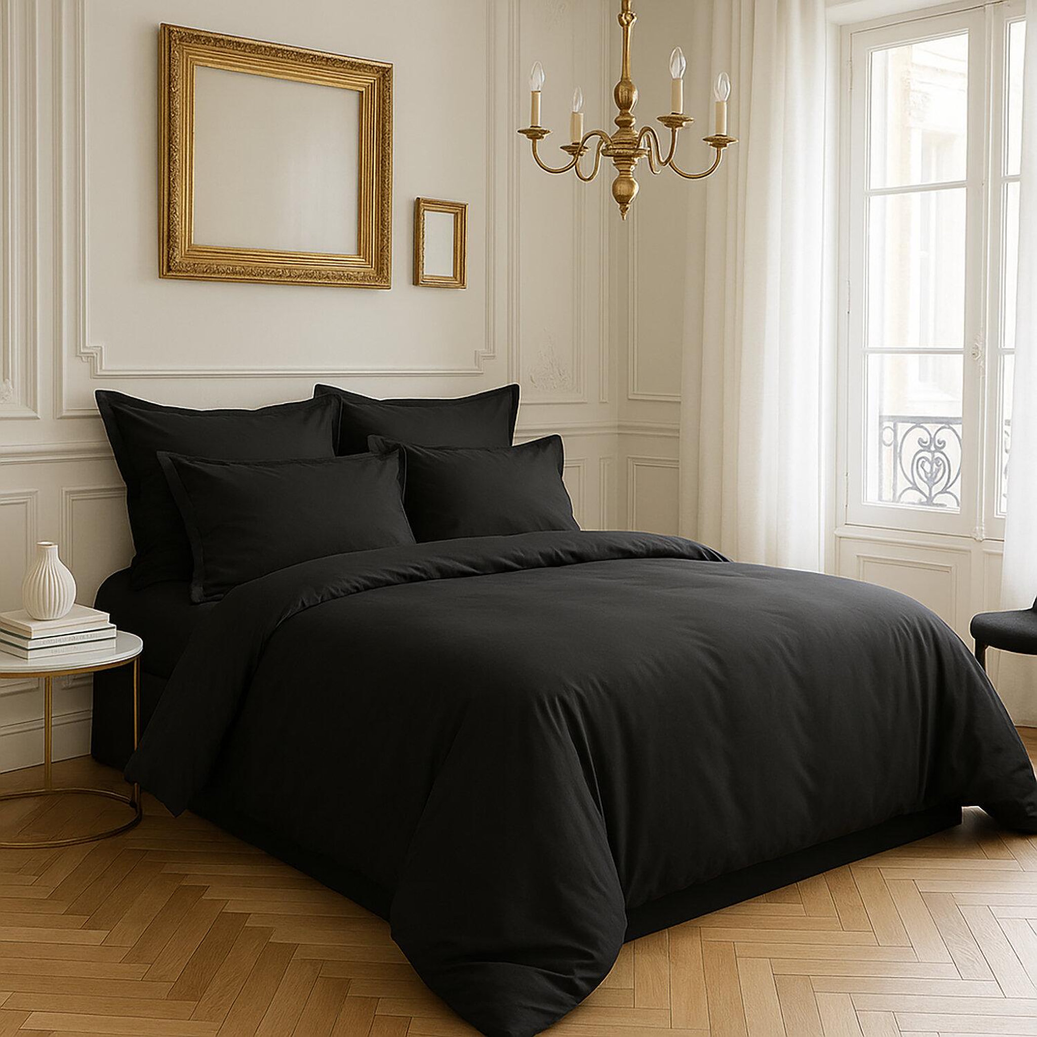 Voir la diapositive 3 : BATON ROUGE Taie d'oreiller 100% satin de coton 105 fils