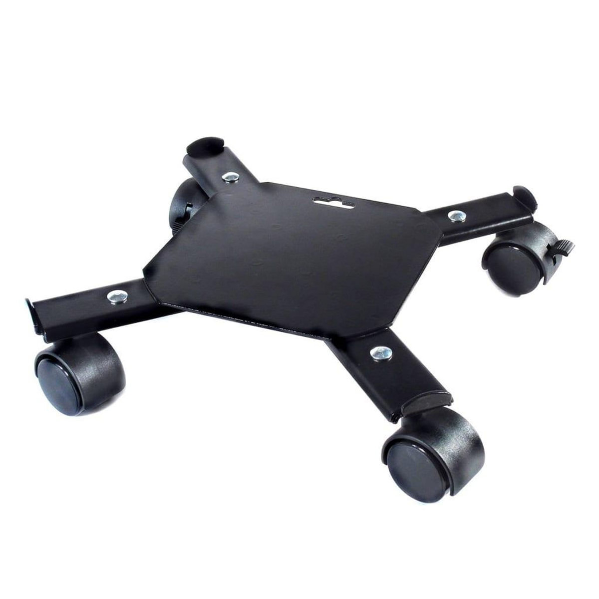 NATURE Nature Support roulant reglable pour plantes 4 bras Metal Noir