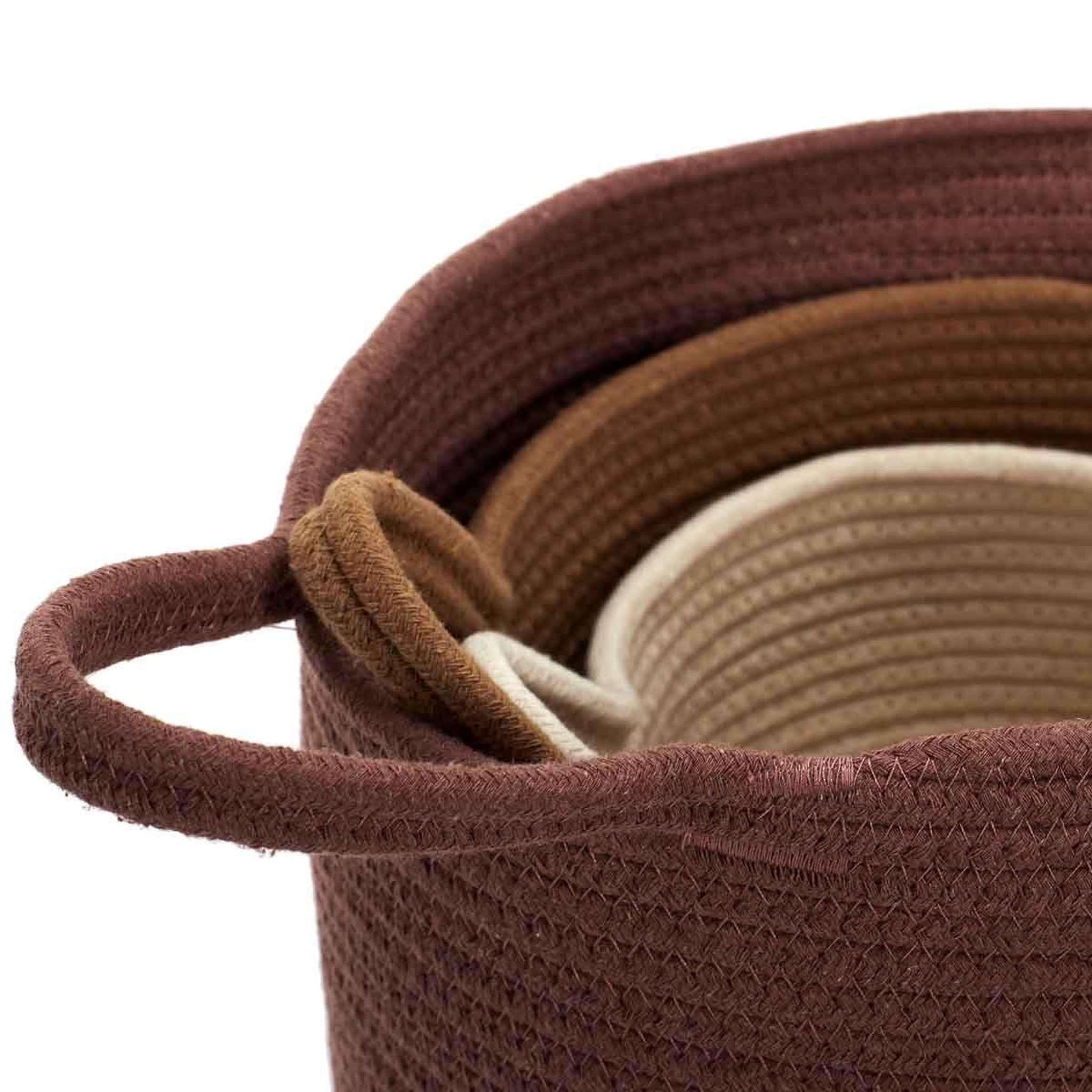 Voir la diapositive 5 : The Home Deco Factory Lot de 3 paniers de rangement  patio  45cm multicolore