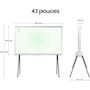 Voir la diapositive 3 : Samsung TV QLED The Serif TQ43LS01D Blanc 2024