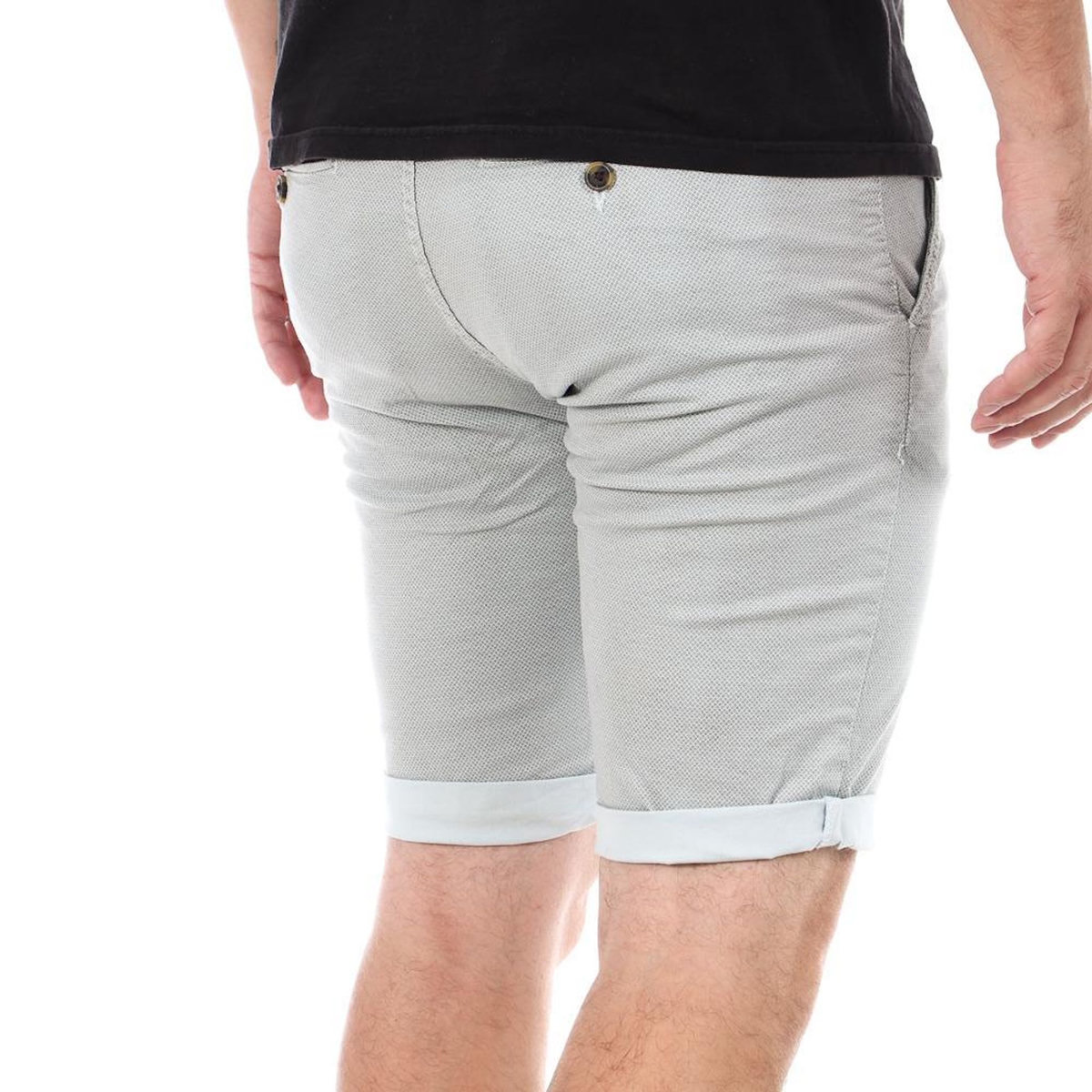 PANAME BROTHERS Short Gris Clair/Bleuté Homme Paname Brothers FLORENCE