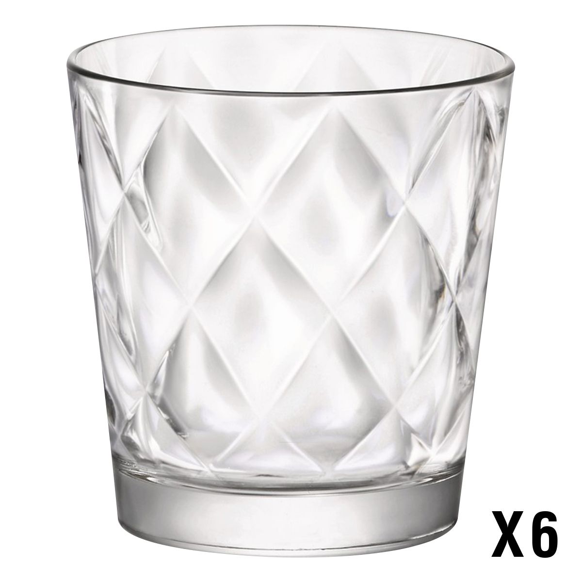 BORMIOLI ROCCO Set de 6 verres à eau KALEIDO 24 cl