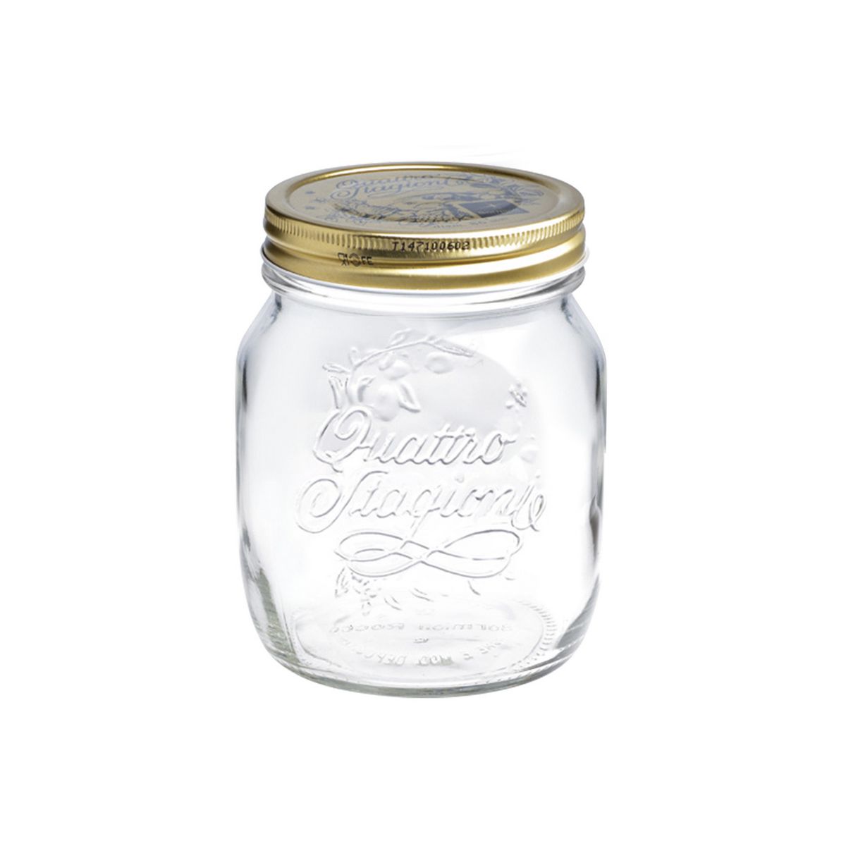 BORMIOLI ROCCO Set de 4 bocaux en verre 0.5 L