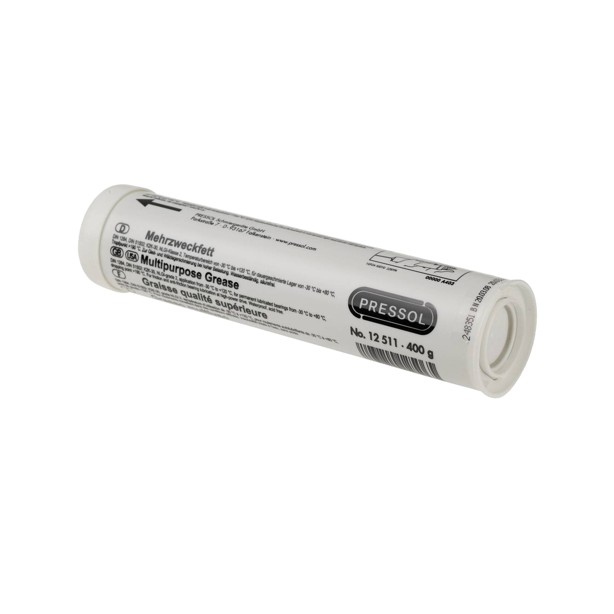 PRESSOL Lubrifiant Pressol NLGI 2 400 g blanche