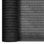 Voir la diapositive 2 : VIDAXL Filet brise-vue Anthracite 2x10 m PEHD 75 g/m^2