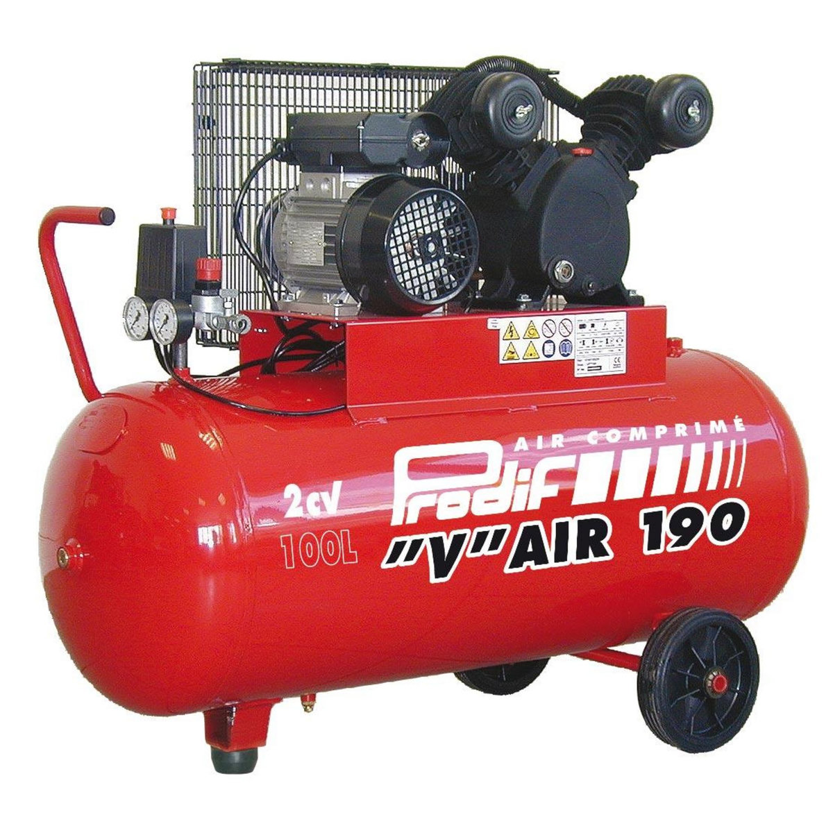 PRODIF Compresseur d'air 100 L 9 bar