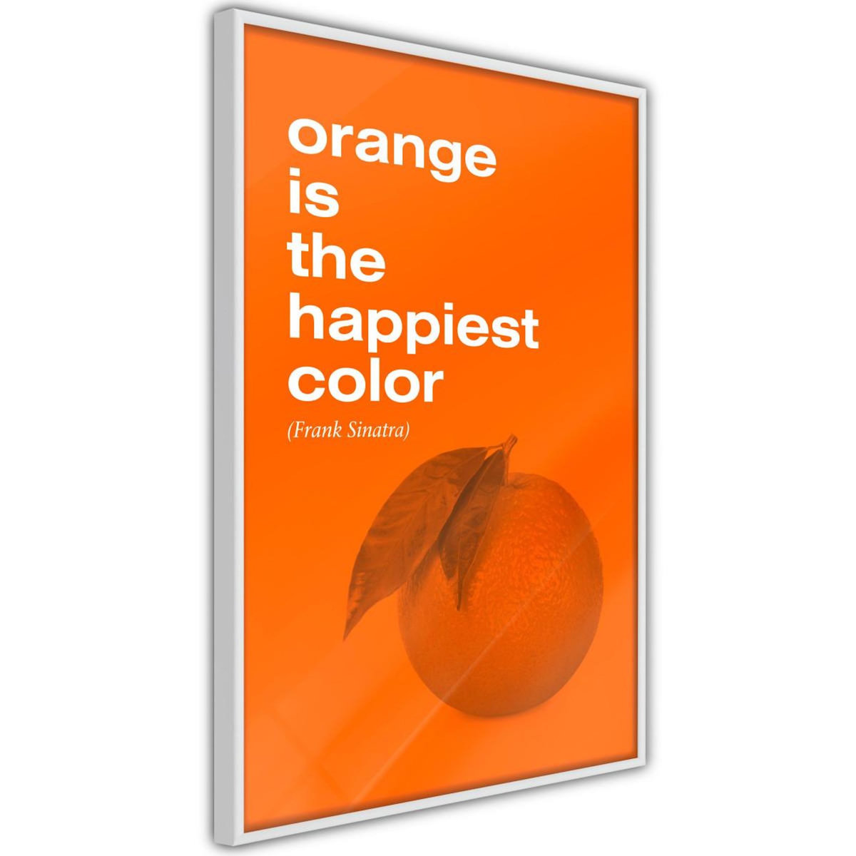 Paris Prix Affiche Murale Encadrée  Orange Colour