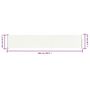 Voir la diapositive 6 : VIDAXL Auvent lateral retractable de patio 117x600 cm Creme