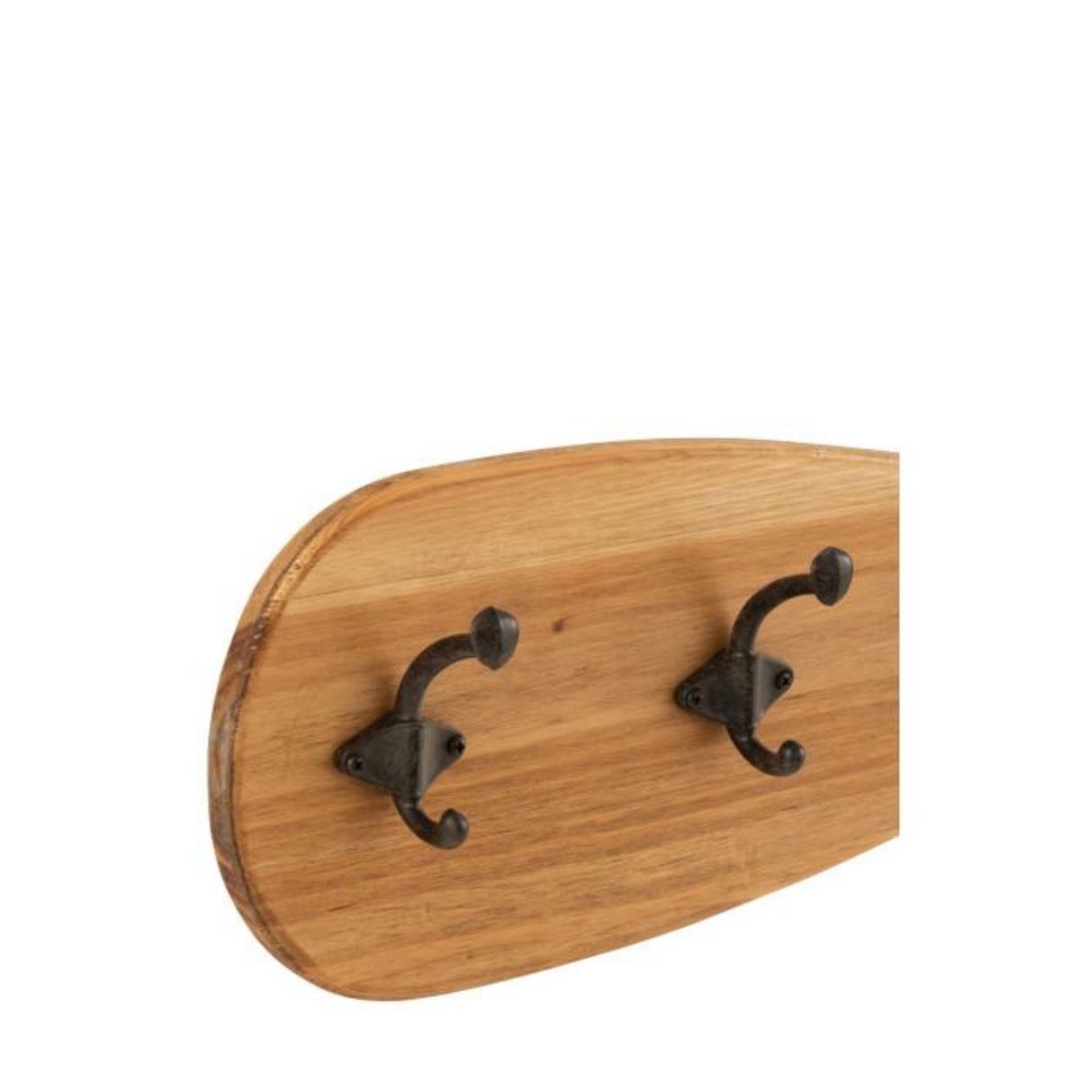 Paris Prix Patère Murale en Bois  Rame  150cm Naturel & Noir