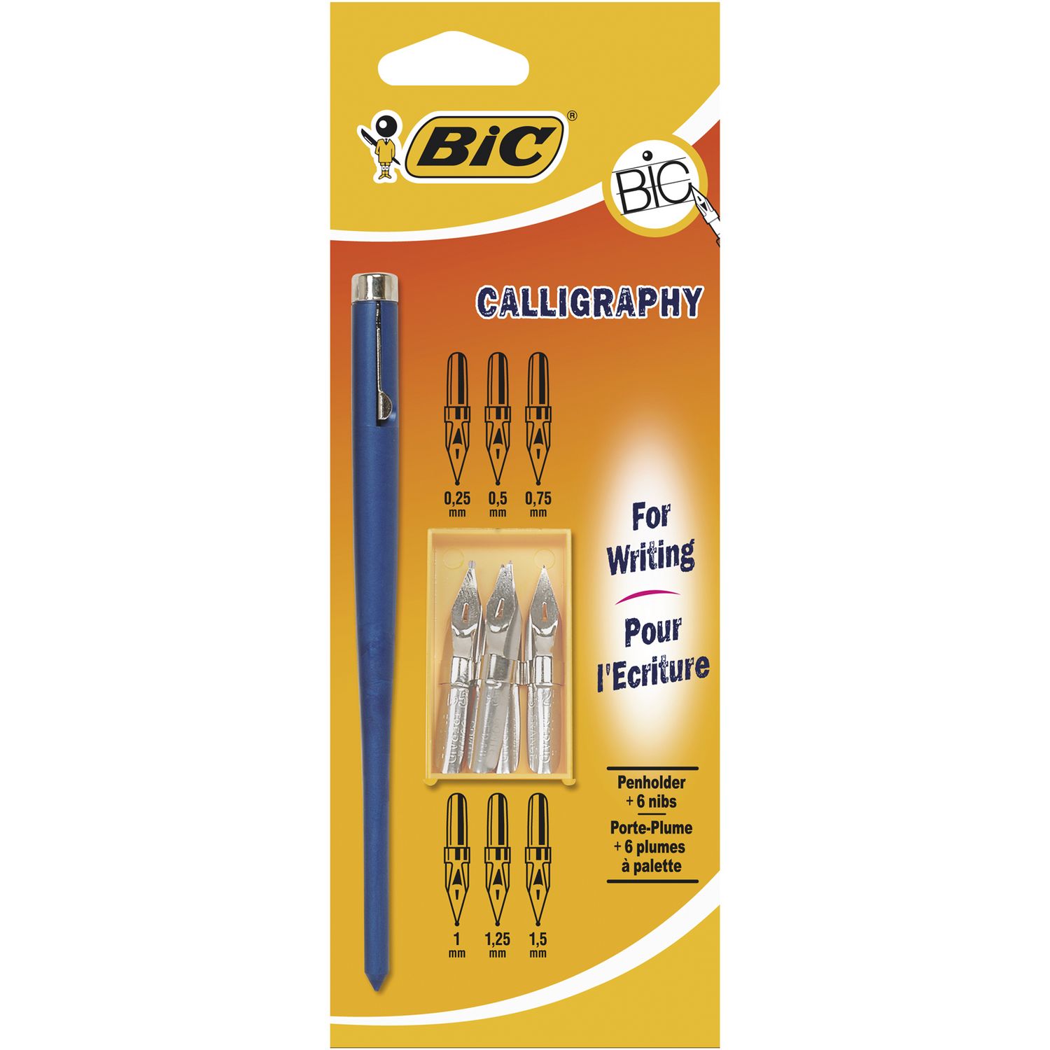 JoyEcho Lot De 6 Plume Calligraphie,Plumes à Encre En Acier Inoxydable Porte -Plume Avec 1 Porte-Stylos Dip Et 5 Plumes Pour Dessin Croquis Cartographie - Ensemble à L'Encre