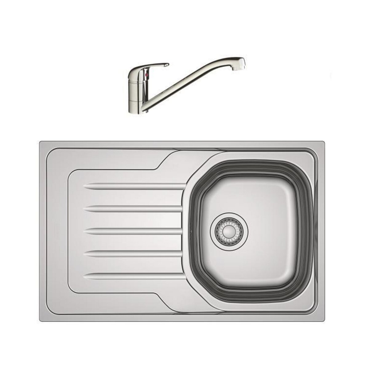 franke Pack évier inox + mitigeur chromé - 894184