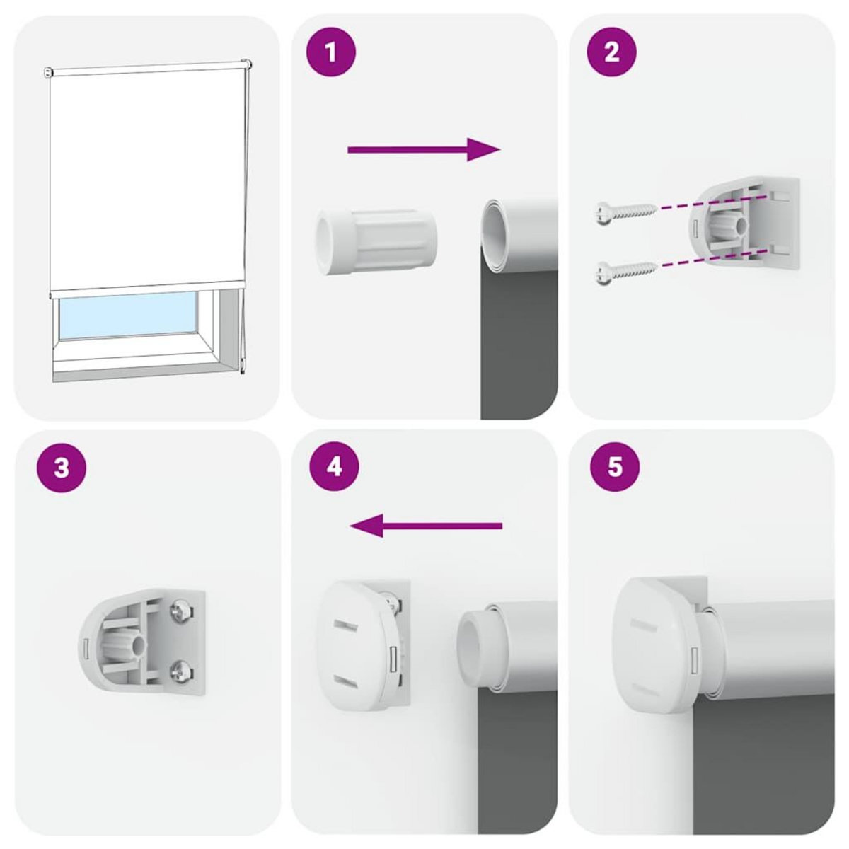 VIDAXL Store enrouleur occultant jaune largeur du tissu 35,7 cm