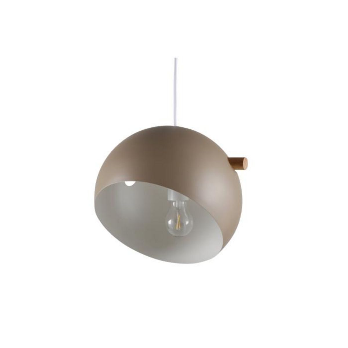 Paris Prix Lampe Suspension Déco  Tubbie  23cm Marron