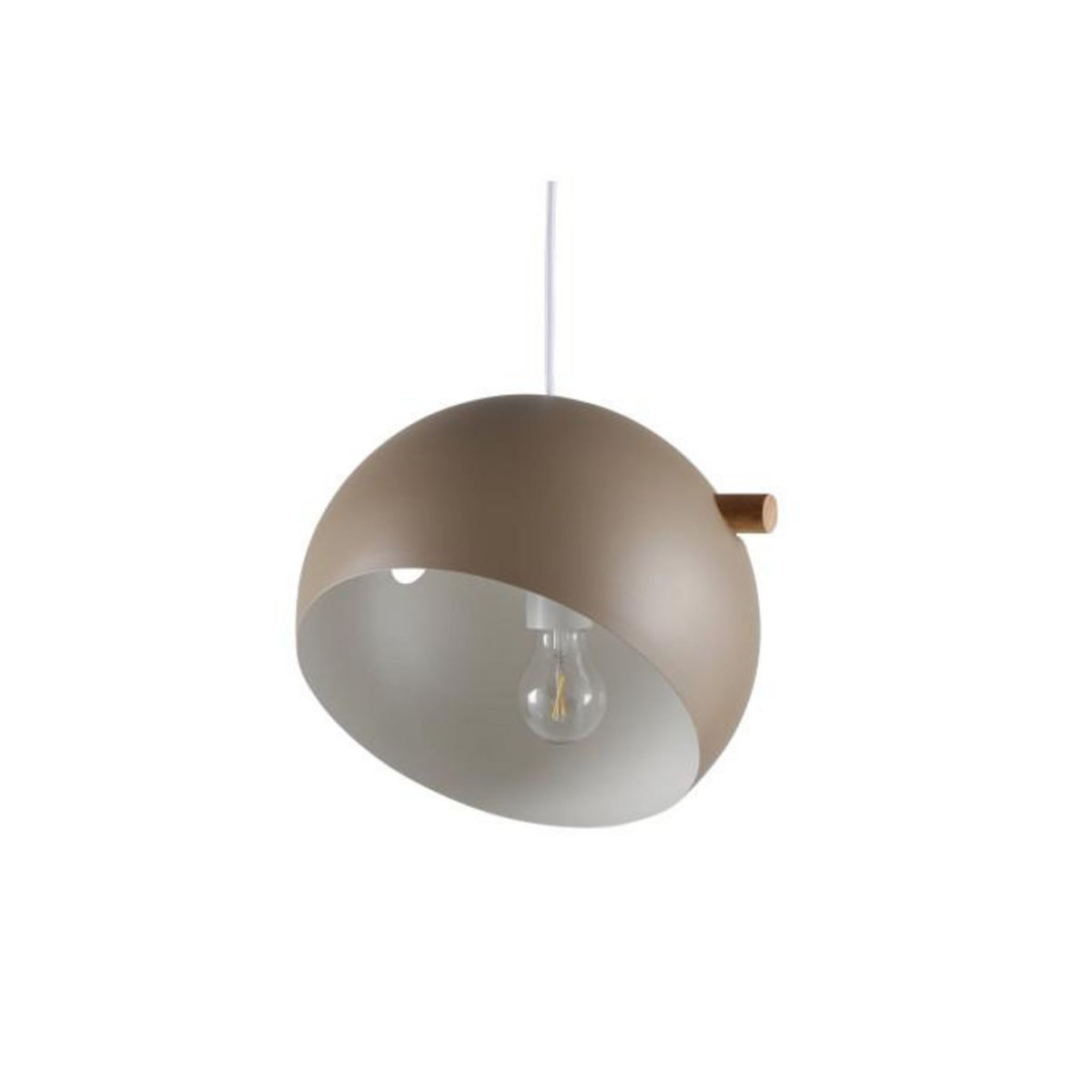 Paris Prix Lampe Suspension Déco  Tubbie  23cm Marron
