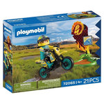 PLAYMOBIL 72065 Motocross rider  and  accessoires