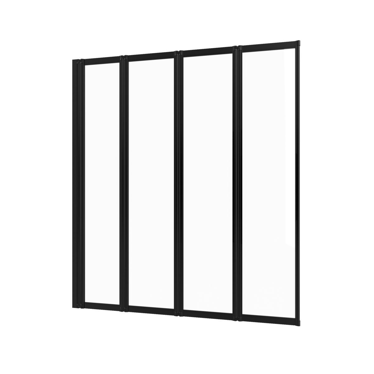 Pare baignoire QUATRO BLACK