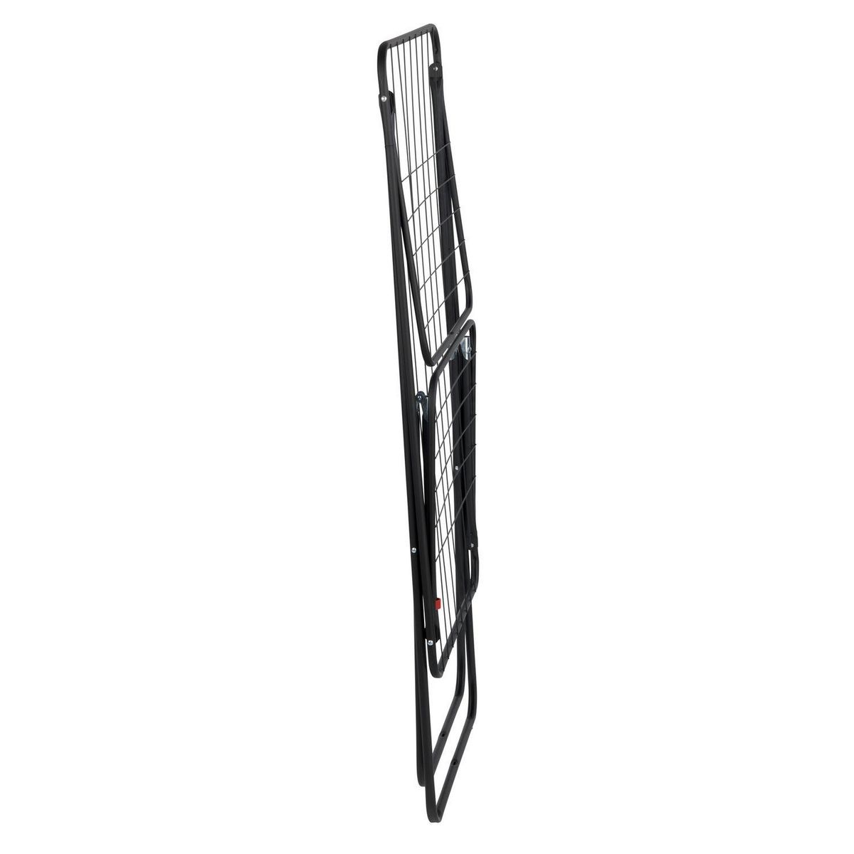 Wenko Sèche-linge pliable à bras design Champion - 18 m d'étendage - Noir