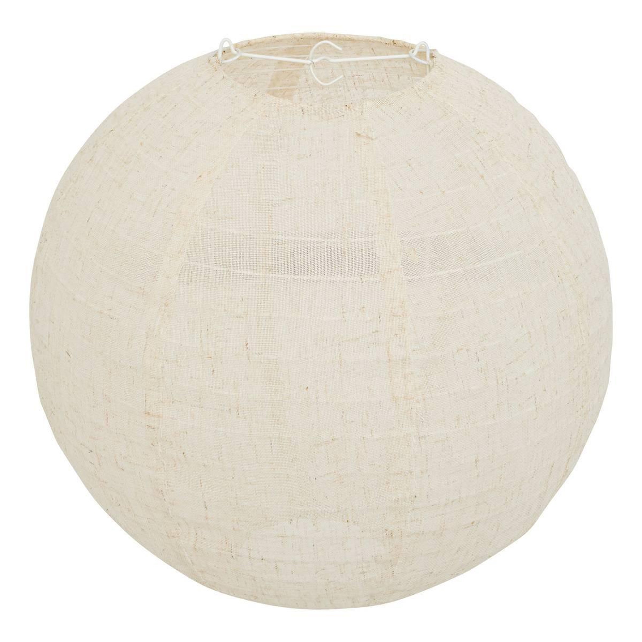 Voir la diapositive 2 : ATMOSPHERA Lanterne japonaise boule  jordy  32cm blanc
