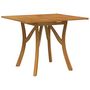 Voir la diapositive 2 : VIDAXL Table de jardin 85x85x75 cm Bois d'acacia solide