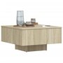 Voir la diapositive 5 : VIDAXL Table basse chene sonoma 60x60x31,5 cm bois d'ingenierie