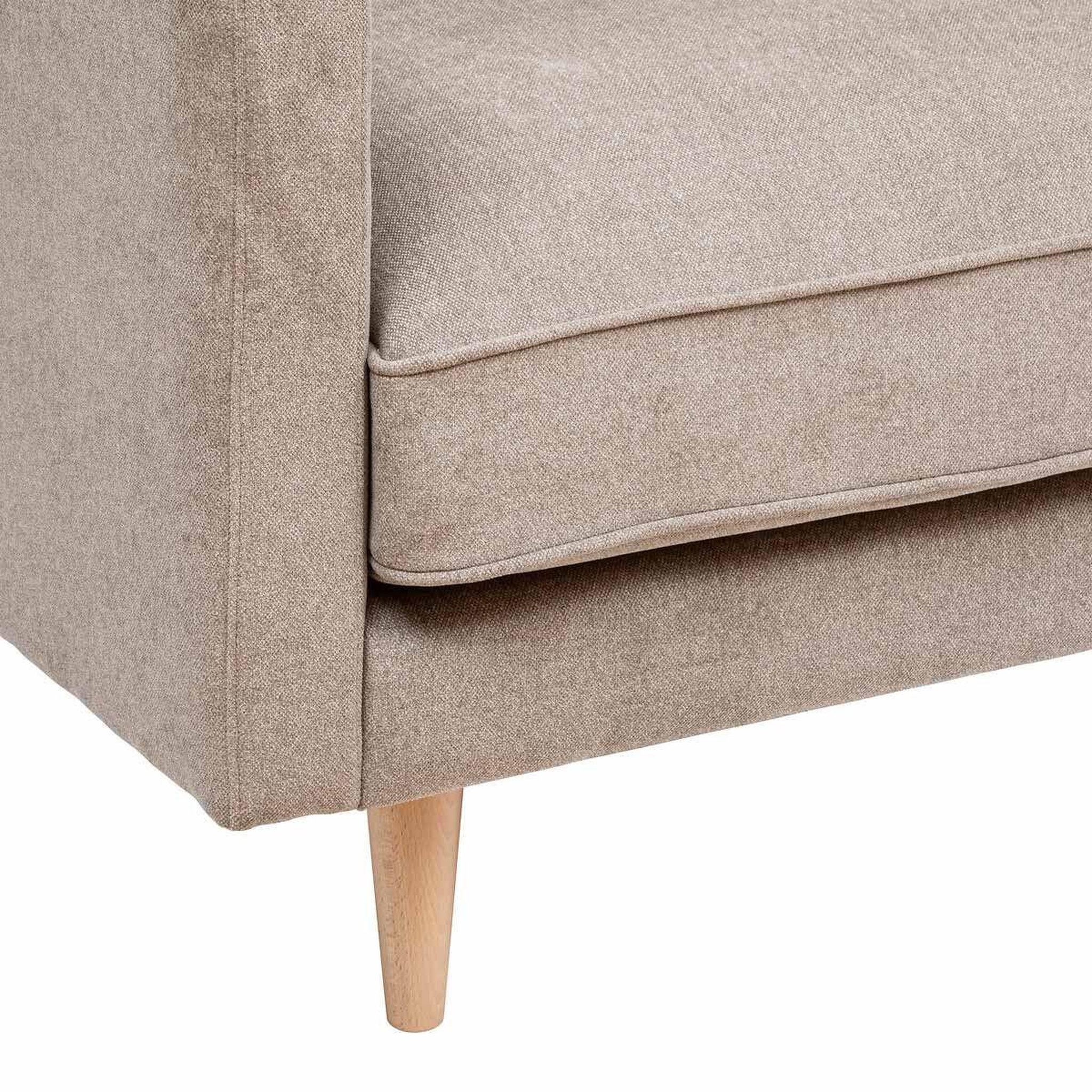 Voir la diapositive 2 : ATMOSPHERA Canapé 3 places en tissu  candice  194cm beige