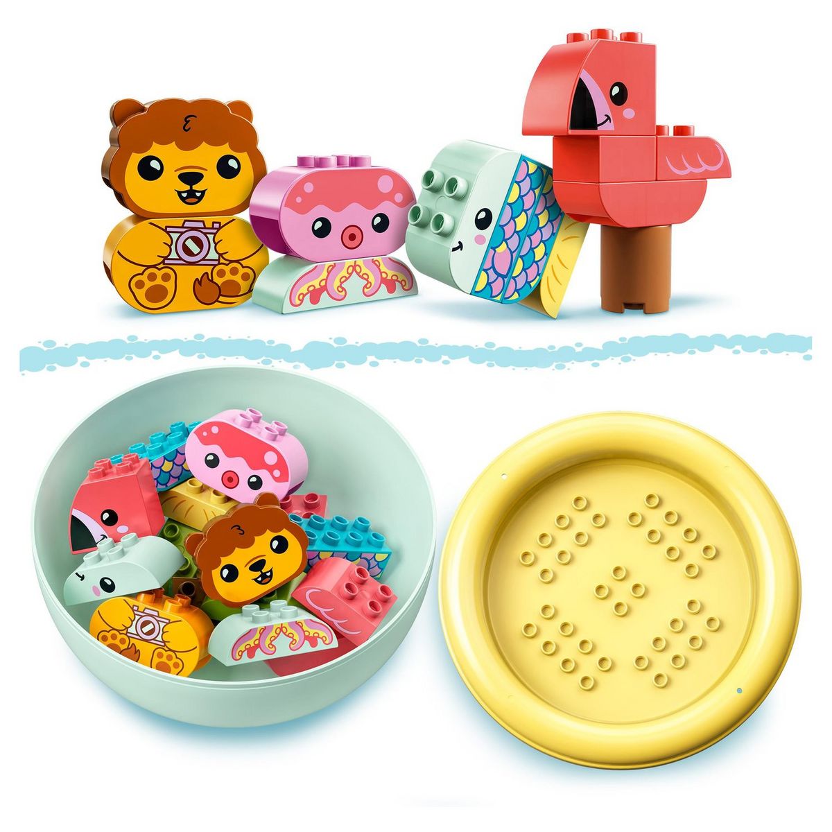 LEGO Duplo 10966 Jouet de bain Ile flottante des animaux