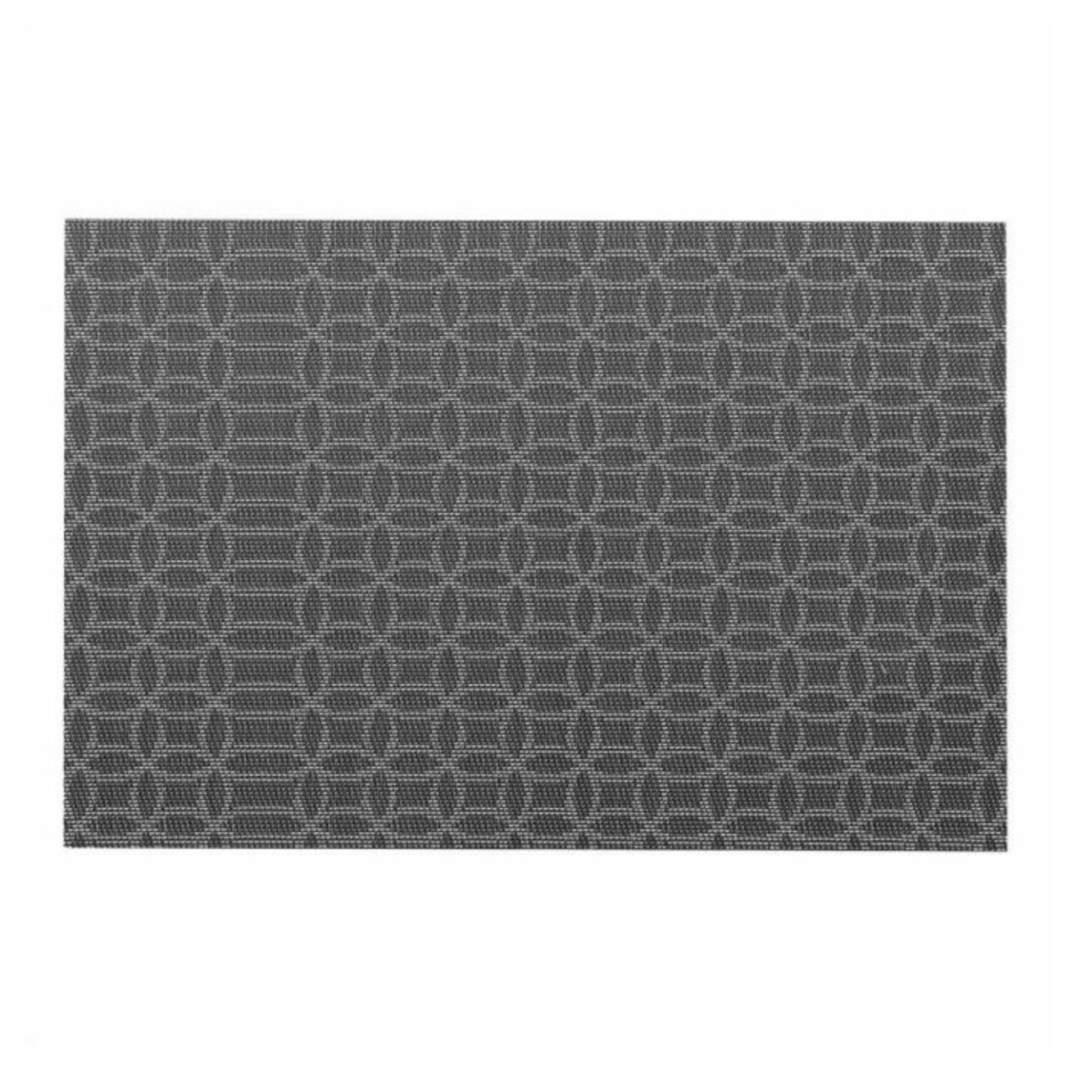 Paris Prix Set de Table  Damier  28x43cm Noir
