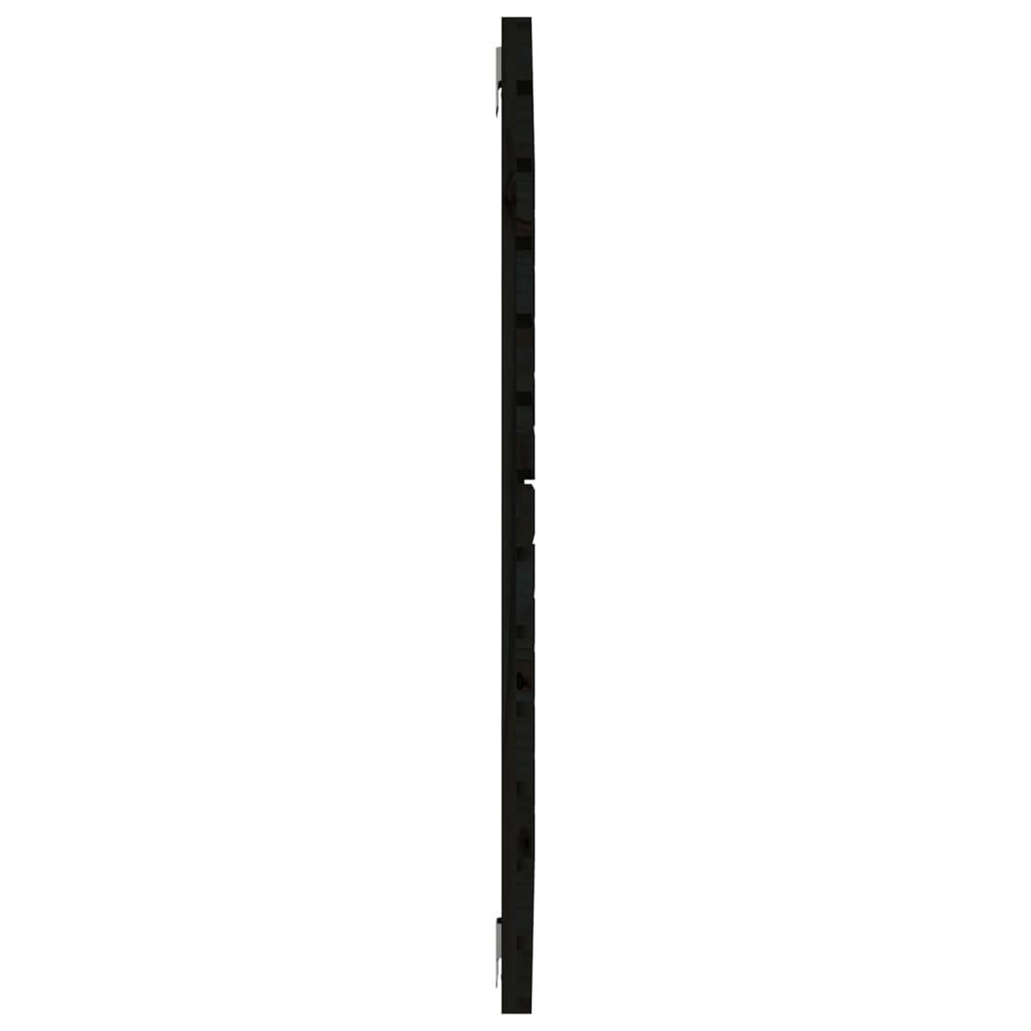 Voir la diapositive 5 : VIDAXL Tete de lit murale Noir 96x3x91,5 cm Bois massif de pin