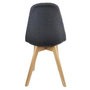 Voir la diapositive 5 : Paris Prix Lot de 2 Chaises Scandinaves  Pilta  87cm Noir
