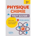 PHYSIQUE-CHIMIE 3E. TOUT SAVOIR !, Fritsch-Vinson Nathan