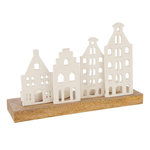 Paris Prix Photophore Déco en Métal  Efrain  30cm Blanc
